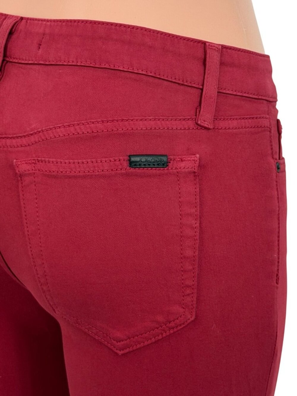 VTG Joes Jeans Burgundy Mid-Rise Skinny Jeggings| Indie Sleaze Tumblr Soft Modal - Picture 10 of 16